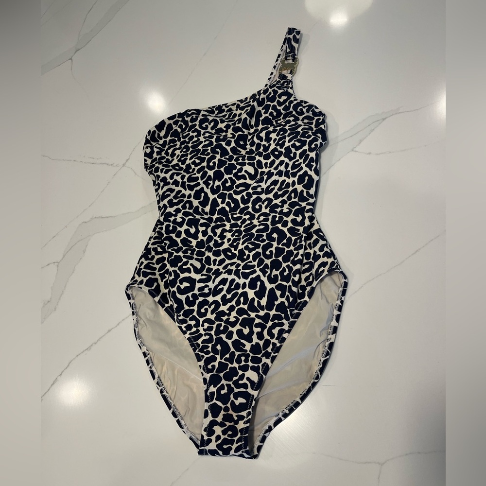 Tory Burch One Shoulder Bathing Suit Size Small
